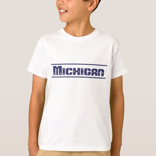 Kinder Shirt-Michigan T-shirt (Voorkant)