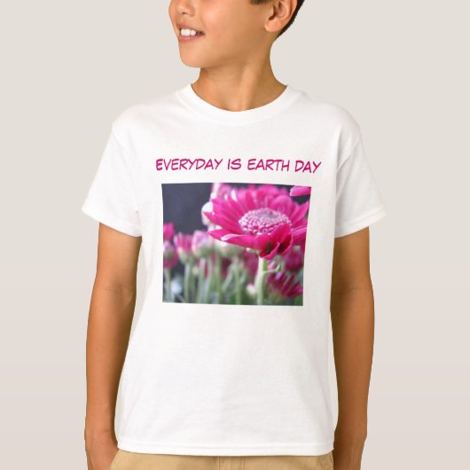 kinder shirt op de aarddag (Voorkant)