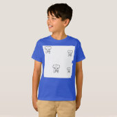Kinder shirt van olifanten (Voorkant volledig)
