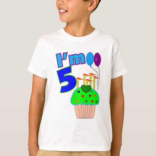 Kinder shirten en geschenken van 5 jaar en ouder t-shirt (Voorkant)