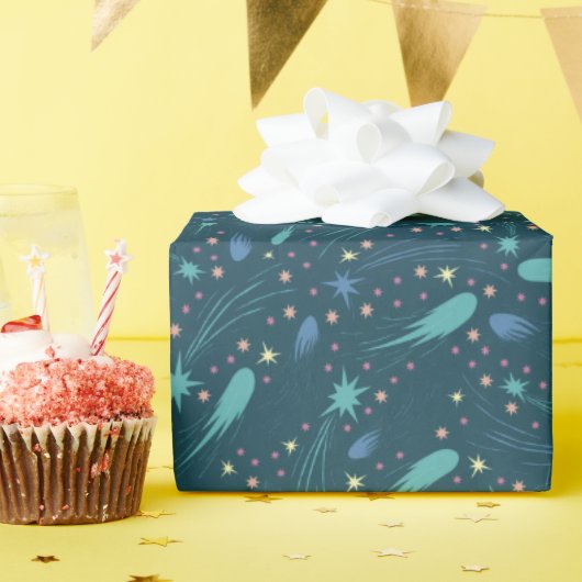 Kinder Shootster Scomet Starry Sky Starlight Cadeaupapier (Verjaardagsfeest)