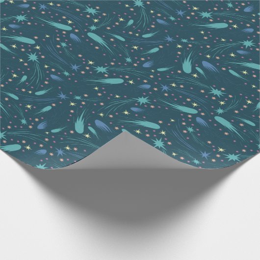 Kinder Shootster Scomet Starry Sky Starlight Cadeaupapier (Hoek)