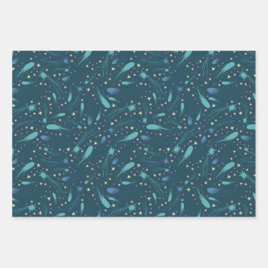 Kinder Shootster Scomet Starry Sky Starlight Inpakpapier Vel (Voorkant 3)