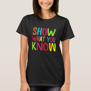 Kinder Show wat u kent Examen T-shirt