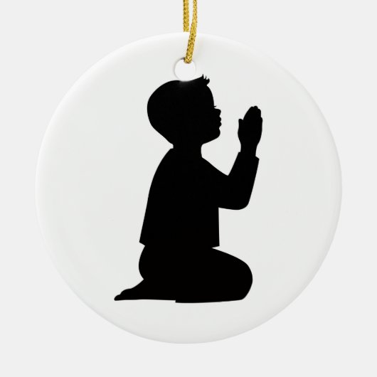 Kinder sierkunst keramisch ornament (Voorkant)