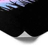 Kinder Silhouet Ballonnen Vlinders Muurkunst Poster (Hoek)