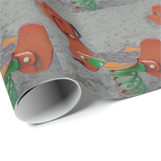 Kinder Sinaasappel Dog Speelgoed in zand Cadeaupapier (Rol Hoek)