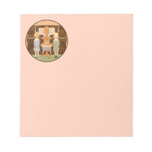 KINDER SINGING,  PIANO MUSIC LESSON NOTEPAD NOTITIEBLOK