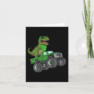 Kinder sint-jakobsdag t rex die de monster vervoer kaart