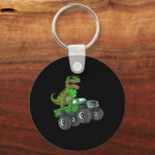 Kinder sint-jakobsdag t rex die de monster vervoer sleutelhanger (Voorkant)