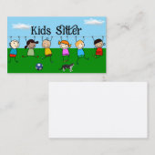Kinder sitter Visitekaartje (Voorkant / Achterkant)