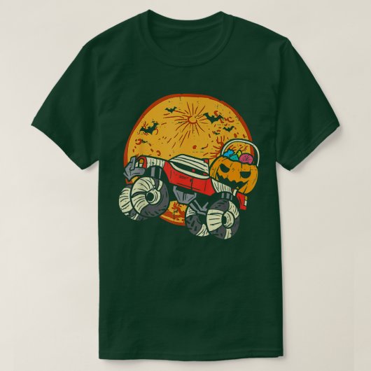 Kinder Skeleton Monster Truck Moon Snoep Toddler B T-shirt (Design voorkant)