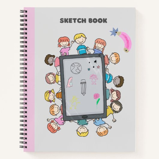 KINDER SKETCHBOOK NOTITIEBOEK (Voorkant)