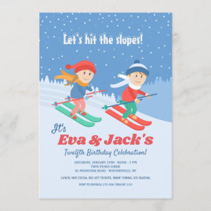 Kinder Ski Uitnodiging