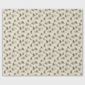 kinder skiavontuur cadeaupapier (Vlak)