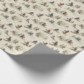  kinder skiavontuur cadeaupapier (Hoek)