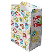Kinder SKULL Party Pirate Medium Gift Bag Medium Cadeauzakje (Achterkant Gekanteld)
