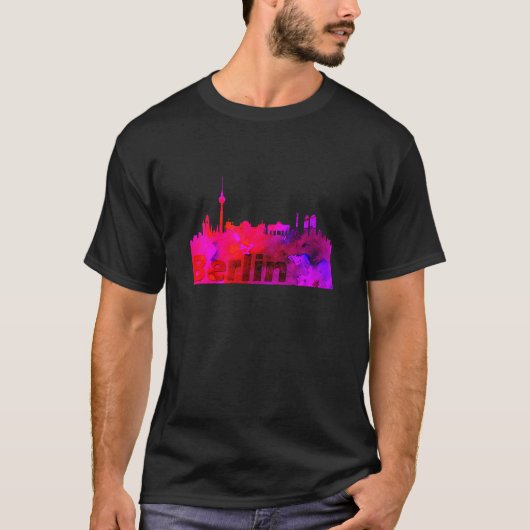 Kinder skyline Berlijn Duitsland Hoofdstad Waterco T-shirt (Voorkant)
