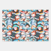 Kinder slaap sluimer sleepover pyjama party inpakpapier vel (Voorkant)