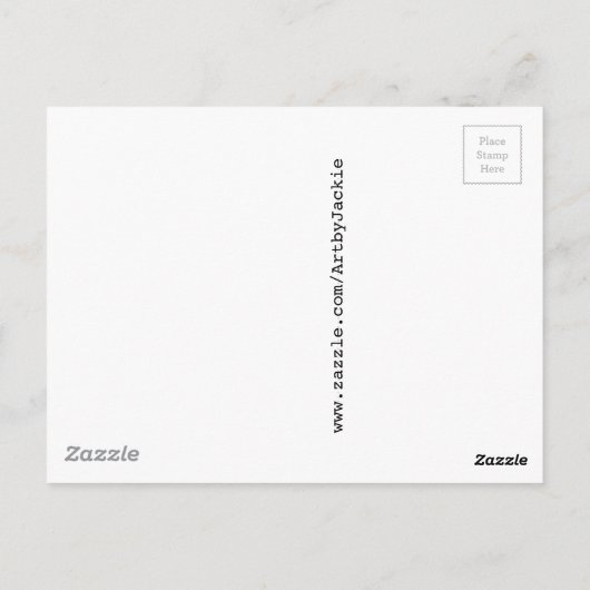 Kinder slaapstand briefkaart (Achterkant)