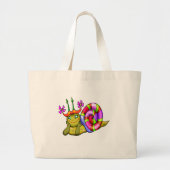Kinder slak Canvas tas (Voorkant)