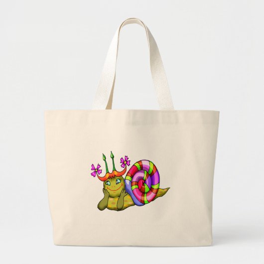 Kinder slak Canvas tas (Voorkant)