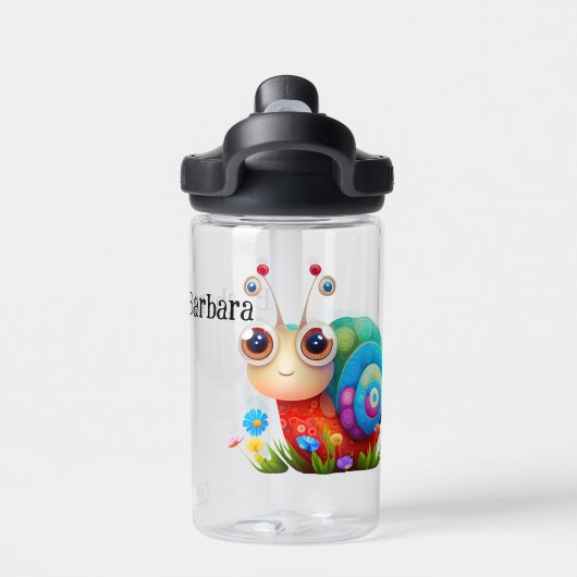 Kinder slak personaliseren waterfles (Achterkant)