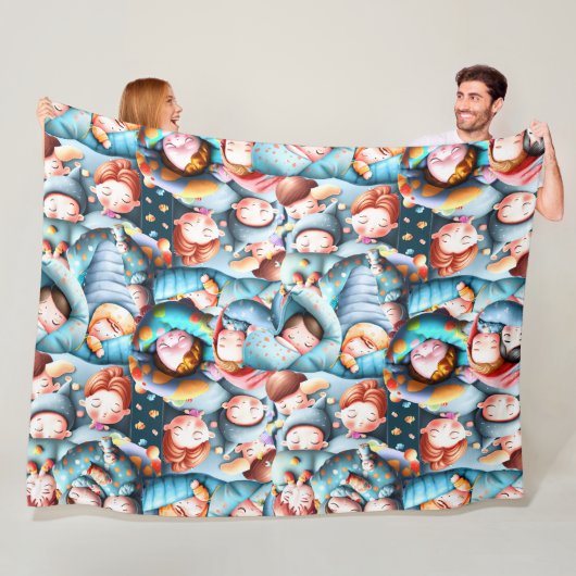 Kinder slapen sleepover sluimerende pyjama party p fleece deken (In situ)