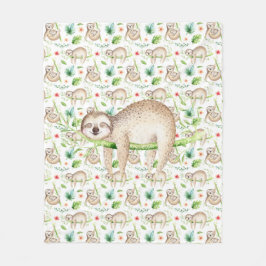 Kinder Sleepy Time Sloth Fleece Deken