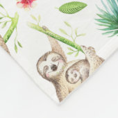 Kinder Sleepy Time Sloth Fleece Deken (Hoek)