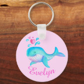 Kinder sleutelhanger walvis whimsical (Voorkant)