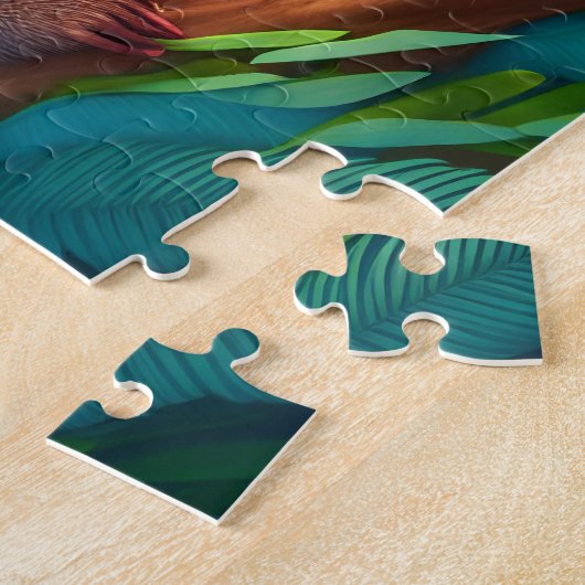 Kinder Sloten Puzzle - Tropisch Legpuzzel (Zijkant)