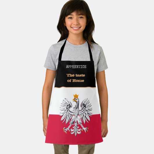 Kinder smaak van het land van herkomst en Poolse v Schort (Insitu)