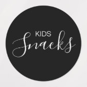 Kinder Snacks Voorraadlabels Labels (Design 2)