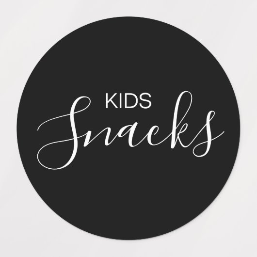 Kinder Snacks Voorraadlabels Labels (Design 2)