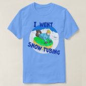 Kinder sneeuwbuis Ik ging sneeuwbuis T-shirt (Design voorkant)