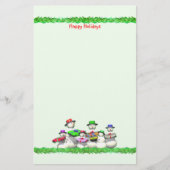 Kinder sneeuwkerst briefpapier (Voorkant)