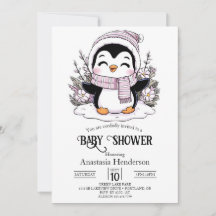 Kinder Sneeuwpinguïn Baby shower