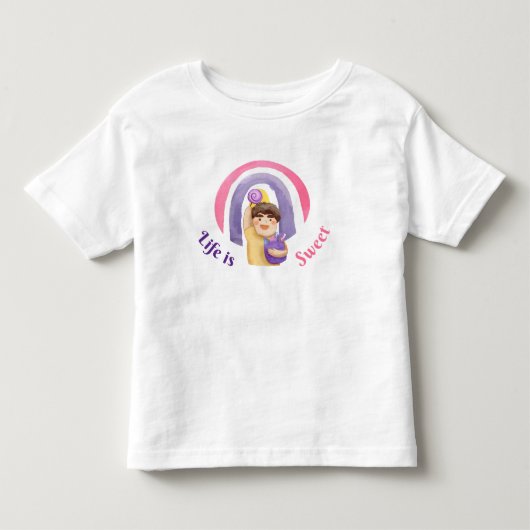 Kinder Snoep Regenbogen Shirts (Voorkant)