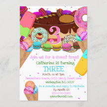 Kinder snoep zoete ijs ELKE LEEFTIJD verjaardagsfe