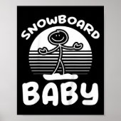 Kinder snowboardbar poster (Voorkant)