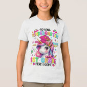 Kinder So Long Kindergarten Afstuderen Afstuderen Tri-Blend Shirt (Voorkant)