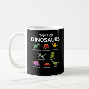 Kinder soorten dinosaurussen koffiemok