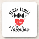 Kinder sorry dames Mimi is mijn Valentijnsdag cade Bier Onderzetter<br><div class="desc">Kinder sorry dames Mimi is mijn Valentijnsdag cadeau</div>