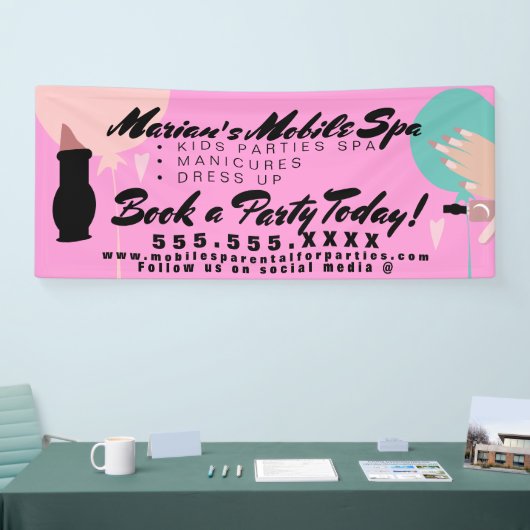 Kinder Spa Bus Rental Pink Spandoek (Beurs)