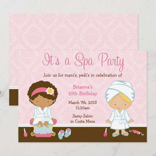 Kinder SPA Kaart (Voorkant / Achterkant)