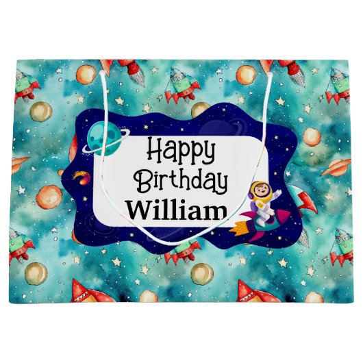 Kinder Space Explorer Groot Cadeauzakje (Voorkant)