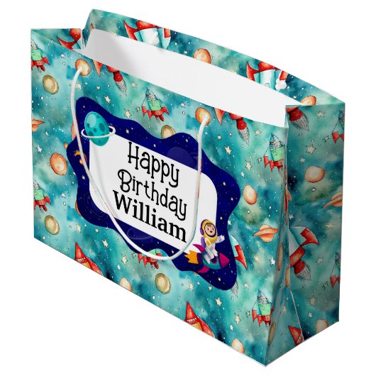 Kinder Space Explorer Groot Cadeauzakje (Achterkant Gekanteld)