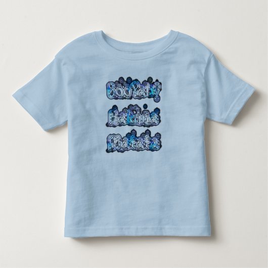 Kinder speciale Hakunamatata designer Children TSh Kinder Shirts (Voorkant)