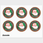 Kinder speciale levering vanaf Kerstmis Ronde Sticker (Vel)
